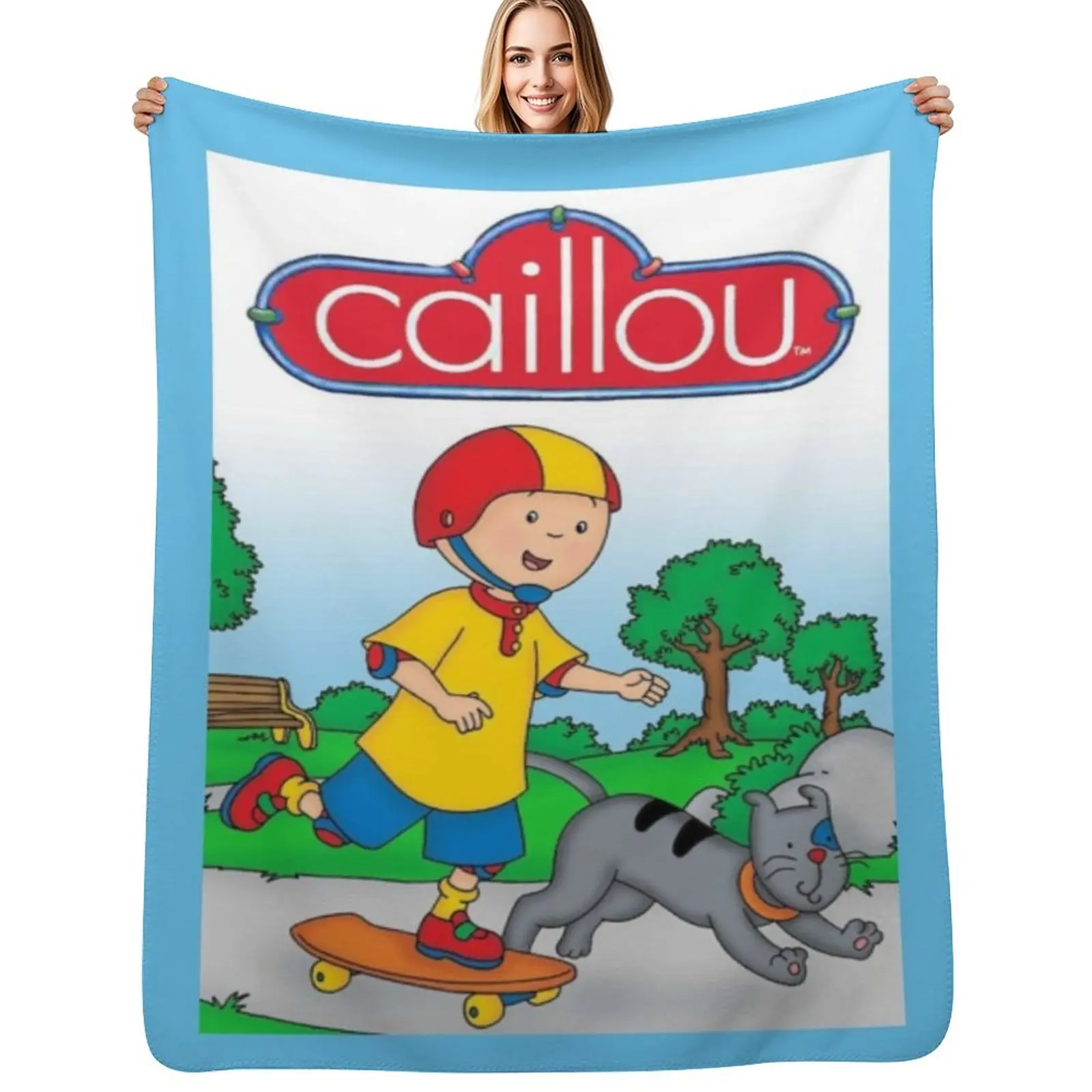 

Caillou Throw Blanket Flannel Fleece Soft Warm Throw Blanket