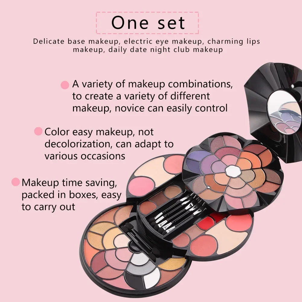 Miss Rose Make-Up Gift Sets for Women Kit Profesional Makeup Palette Eyeshadow Blush Concealer Waterproof Gift Kit Set Cosmetics