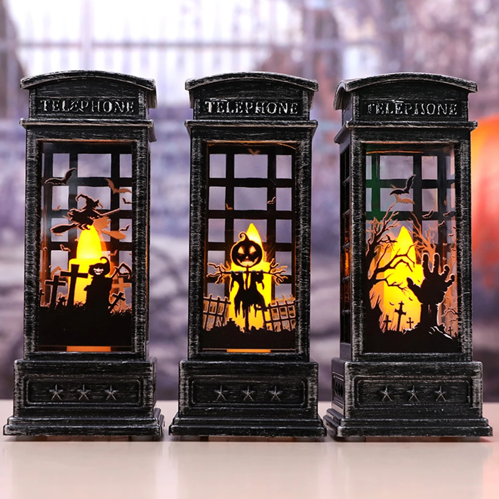 

Halloween Home Decoration Desk Decorations Atmosphere Lamp Indoor Decorative Light Desktop for Retro
