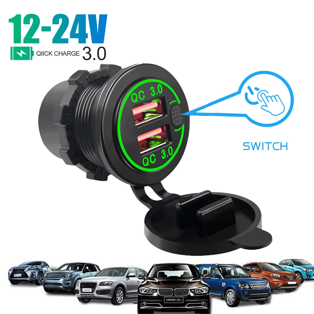 Dual QC3.0 Car Char…