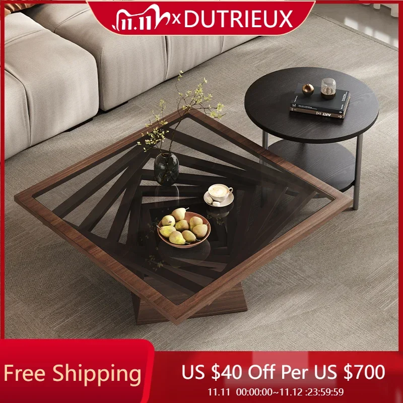 

Transparent Minimalist Coffee Table Decoration Standing Aesthetic Nordic Coffee Table Luxury Bedroom Meubles Home Furniture