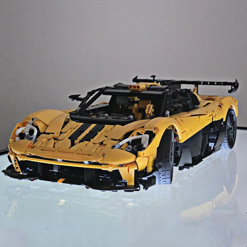 DIY Speelgoed Montage MOC 215951 Gepersonaliseerde Luxe Technische Super Sprots Auto Model Bouwstenen Baksteen Kerstcadeaus Voor Kinderen