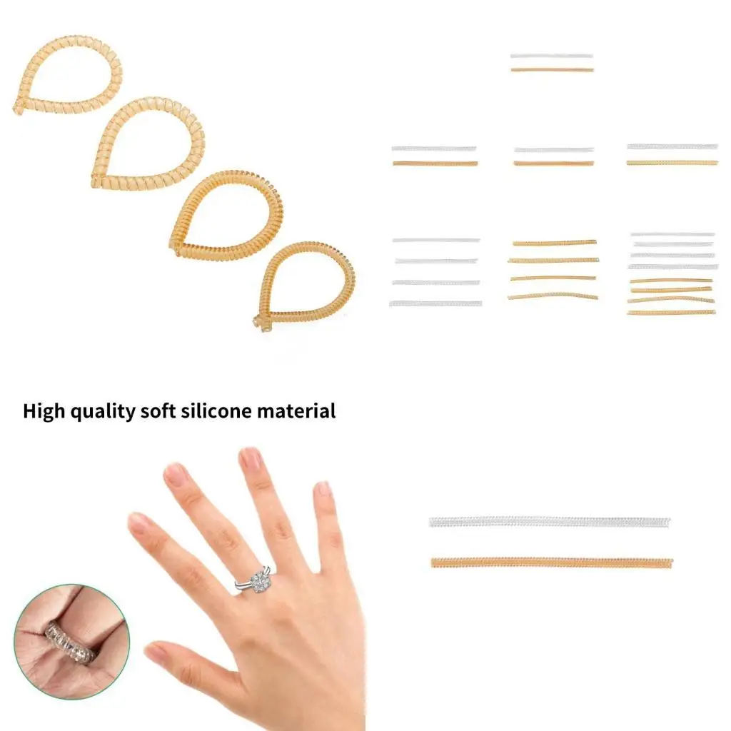 

A52E Silicone Materials Rins Mandrel Sizer Tool for Jewelry Making Comfort Fit