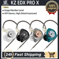 KZ EDX PRO X Wired Earbuds Dynamic Drive Earphone HIFI Bass Sport Noise Cancelling Headset With MIC KZ ZSN Music EDC Headphone