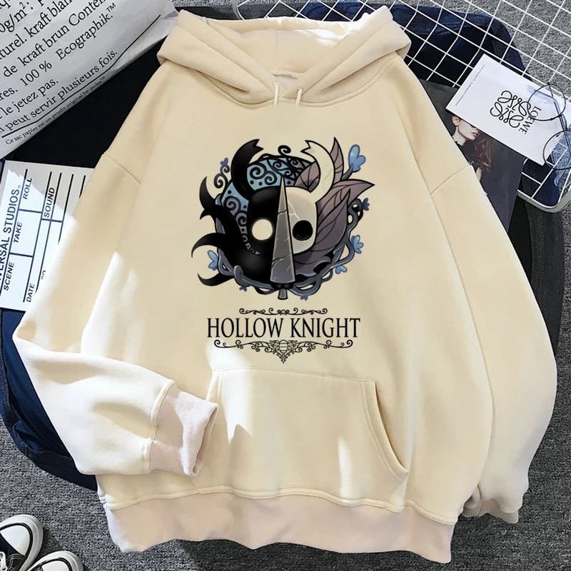 Hollow Knight hoodies men Korea Ulzzang grunge y2k aesthetic male pullover hoddies graphic streetwear