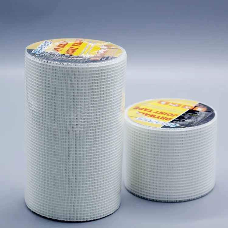 Fiberglass Mesh Tape Self Adhesive Drywall Joint Tape Wall Crack Repair Tape Plasterboard Seam Reinforcement Anti-cracking Fiber
