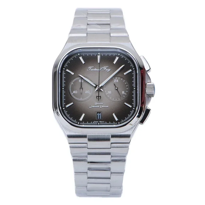 tacticalfrog Taktische Froschuhr für Herren, 40 mm, VK64-Chronograph, Quarzwerk, Saphirglas, C3, superleuchtend, 100 m wasserdicht, Luxus-Herrenuhr 5