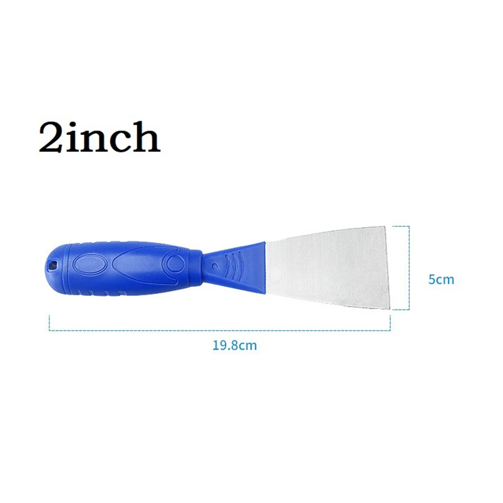 Cleaning Shovel Cutter Carbon for Steel Blue Hand Stainless Steel 19-22.8cm ABS Construction Site Construction Tools