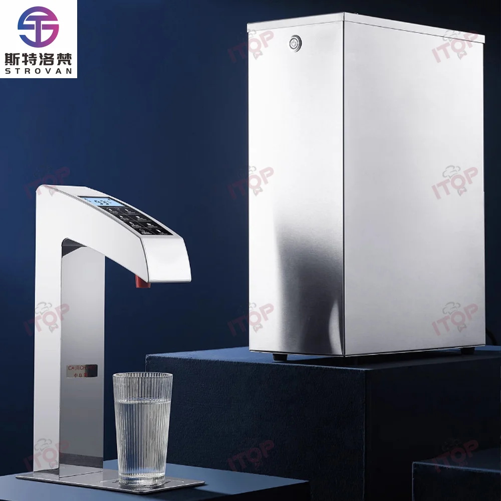 STLF JW Professional Shop يستخدم الذكية تحت العداد خطوة التدفئة موزع الماء الساخن الحنفية غلاية الماء الساخن مع لوحة التحكم باللمس