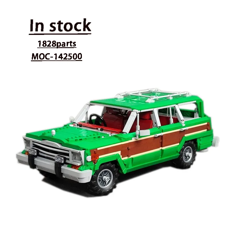 MOC-142500, новая модель строительного блока грузовика 1828, детали MOC, креативные развивающие детские рождественские строительные блоки для мальчиков, игрушка в подарок