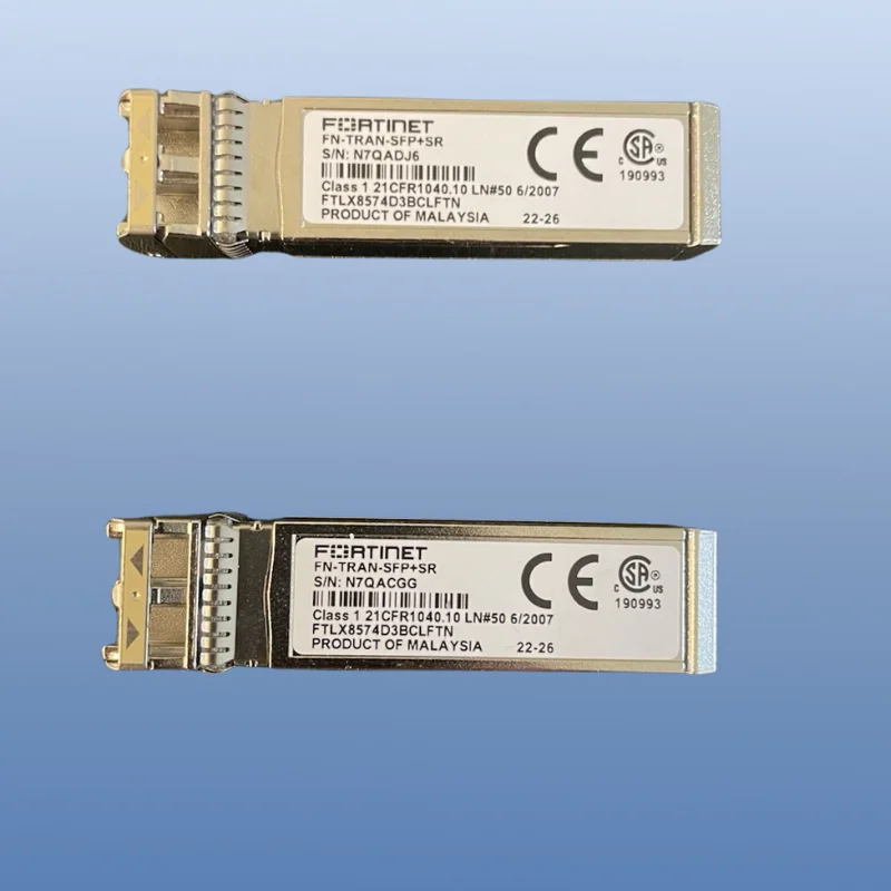New Original Fortinet Module 850nm Multi-Mode 300m LC Duplex  Fortinet FN-TRAN-SFP+SR 10G SFP+ Fiber Transceiver