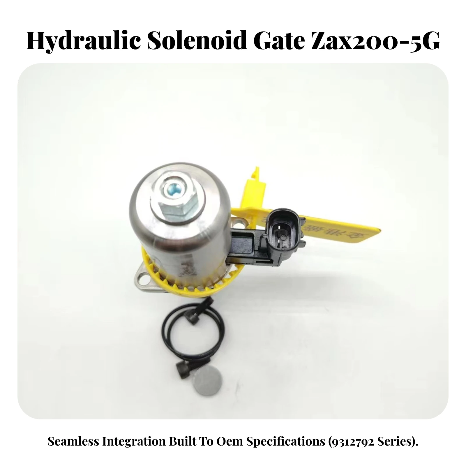 Hydraulic Solenoid Valve Direct-Fit Solenoid Valve with O-Rings Metal for Maintenance Technicians