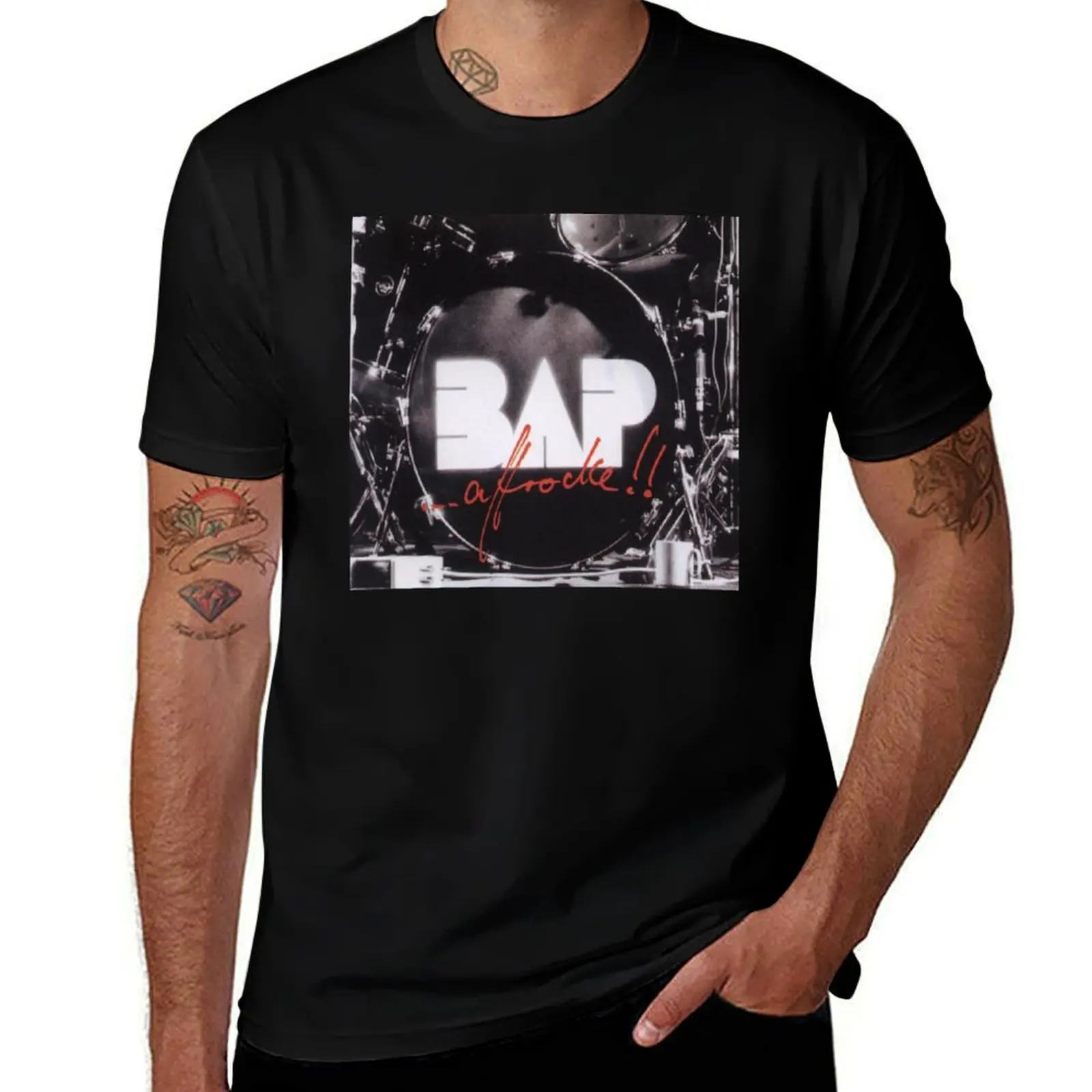 Camiseta con estampado de ropa urbana BAP - Affrocke - Live Album 1991