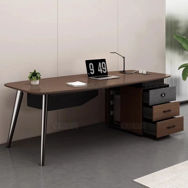 

Boss desk office desk and chairs