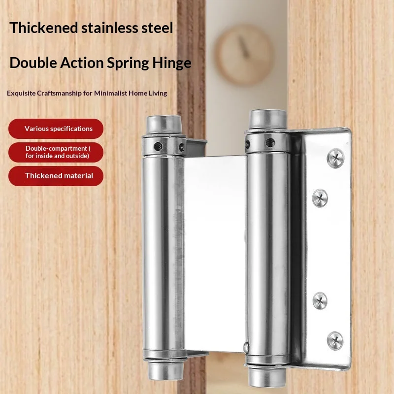 

Internally Externally Adjustable Spring Hinges With Strong Load-Bearing Capacity Automatic Door Closing Partition Counter Hinges