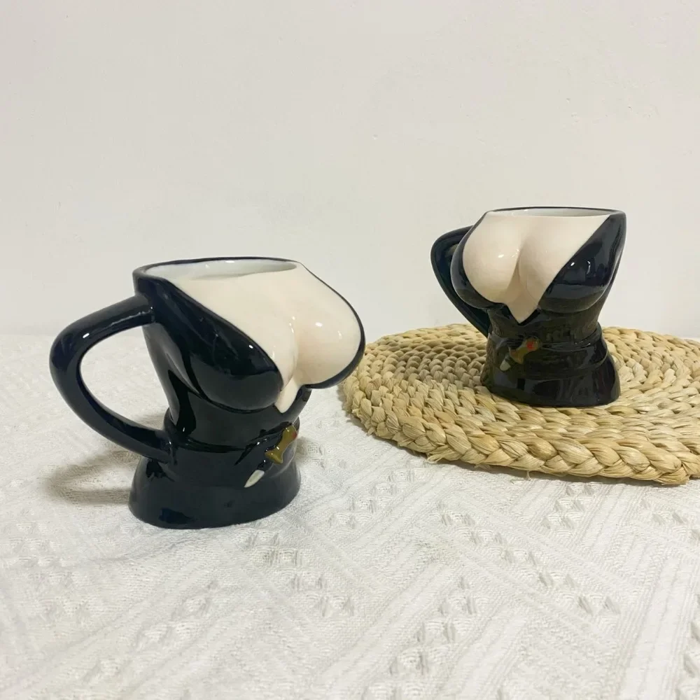 Creative Personalized Coffee Mugs,Abstract Human Body Art Cup,Home Decor Tableware,Breakfast Milk Ceramic Mug,Birthday Gift Cups