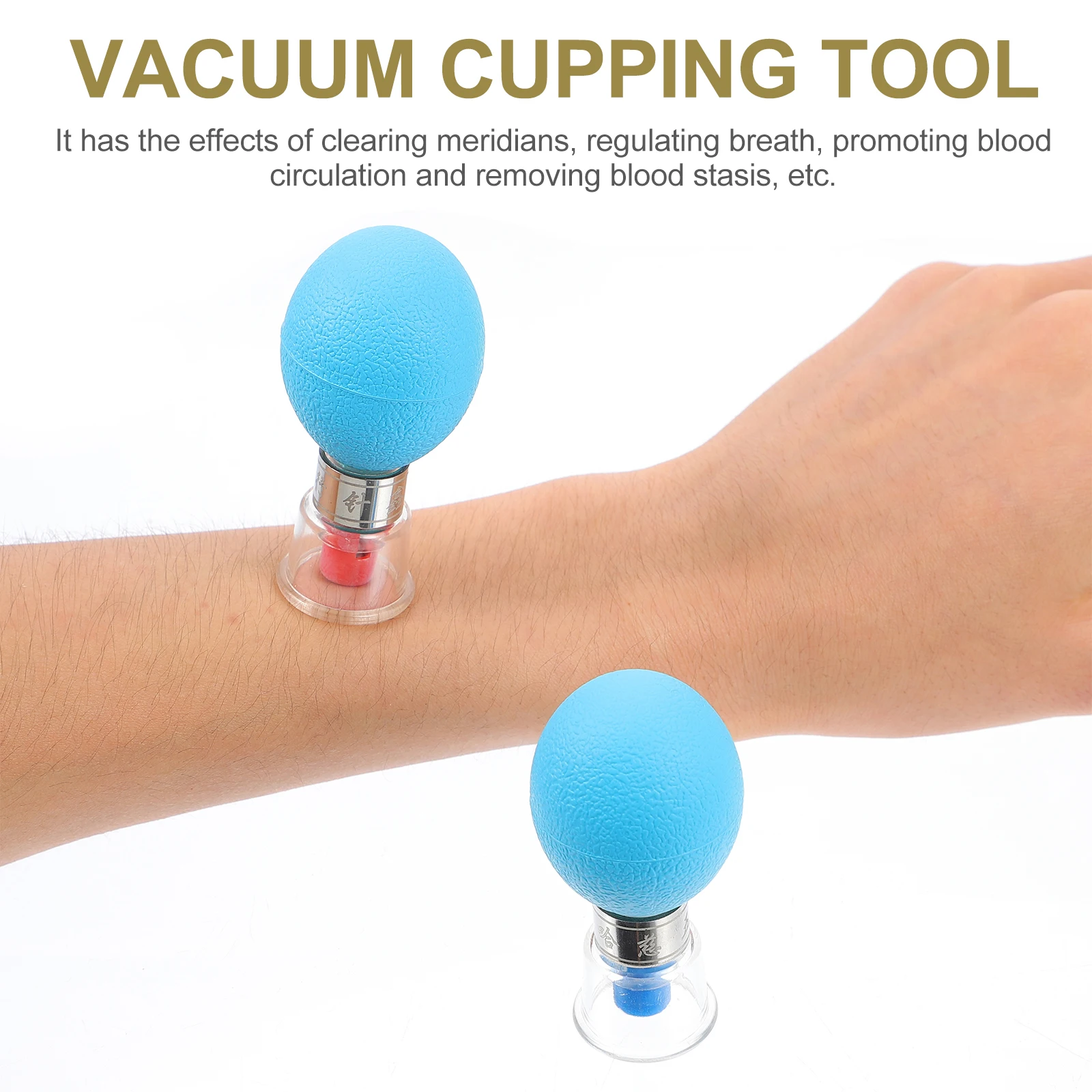 

2Pcs Cupping Device Silver Needle Facial Tool High Quality Durable Practical Clearing Meridians Regulating Breath Promoting