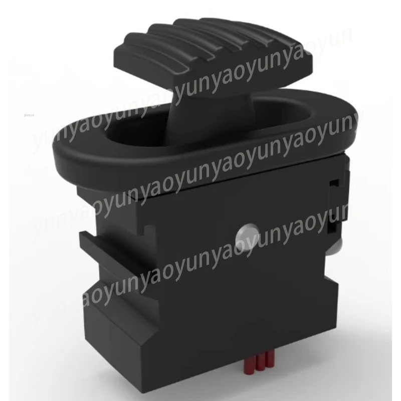 

Single Axis Hall Effect Joystick, Hall Sensor with Rocker Switch, Industrial Control Handle for Joystick Replacement