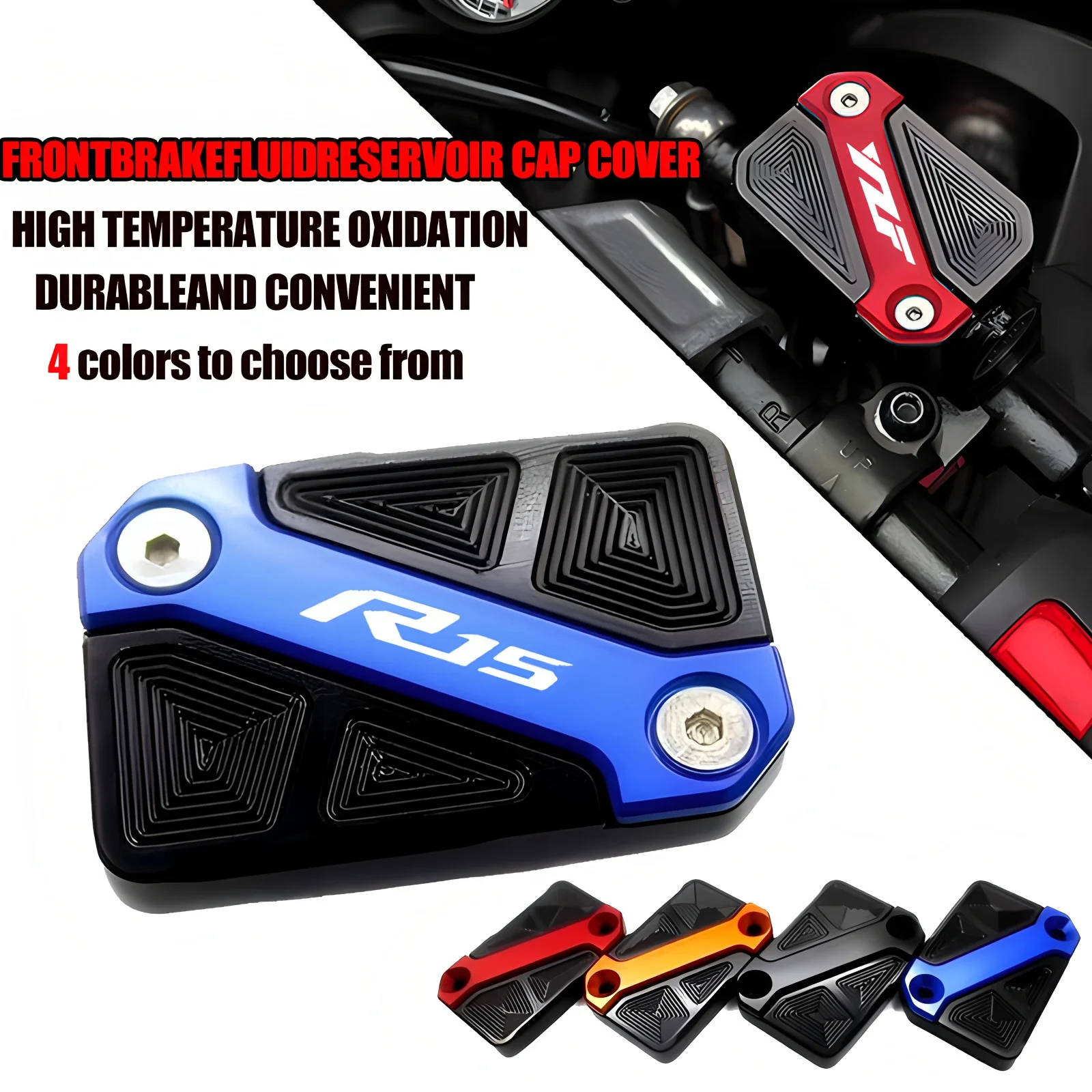 For Yamaha R15 R 15 V3.0 2017-2021 YZF-R125 R125 2008-2011 Front Brake Fluid Reservoir Cap Cover