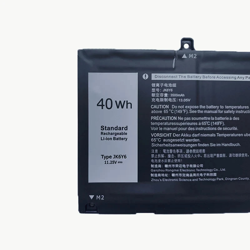 Batteria Lapop JK6Y6 11,25 V 40 Wh per Dell Latitude 410 3510 Tystro 5402 5501 5300 5502 5401 Inspiron 5301G CF5RH Bateria