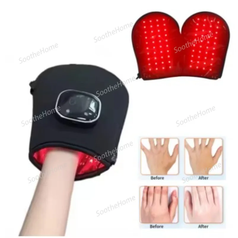 

Wireless Red Light Therapy Heating Gloves for Tendon Sheath Pain, with Hand and Wrist Support