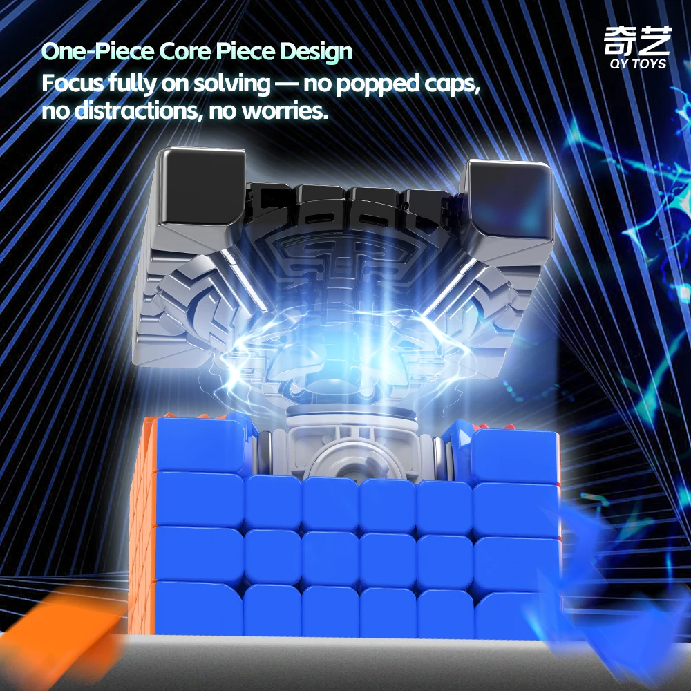 Qiyi guerreiro m 6x6x6 uv cubo mágico magnético qy vela 6x6x6 cubo inteligência brinquedo cérebro crianças presente cubo mágico