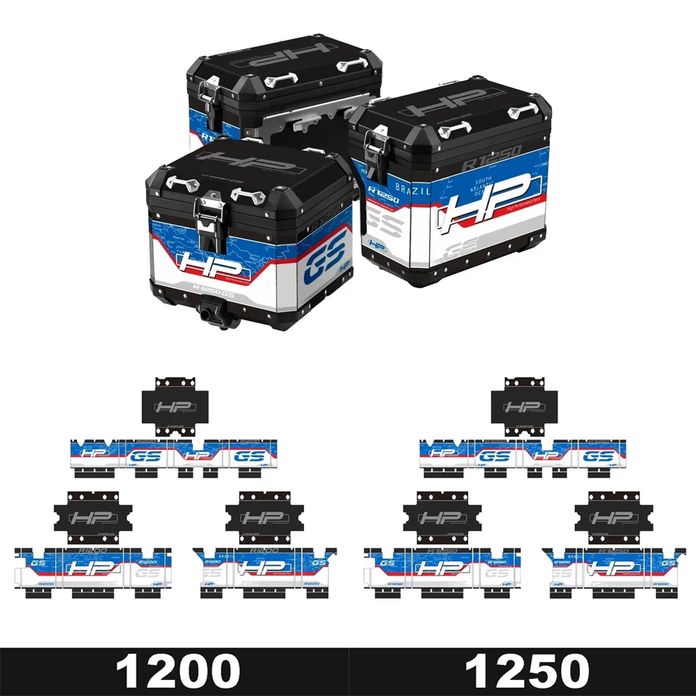 

For BMW Panier aluminum box R1200GS R1250GS Adventure HP 2004-2022 motorcycle modified box combination protection sticker