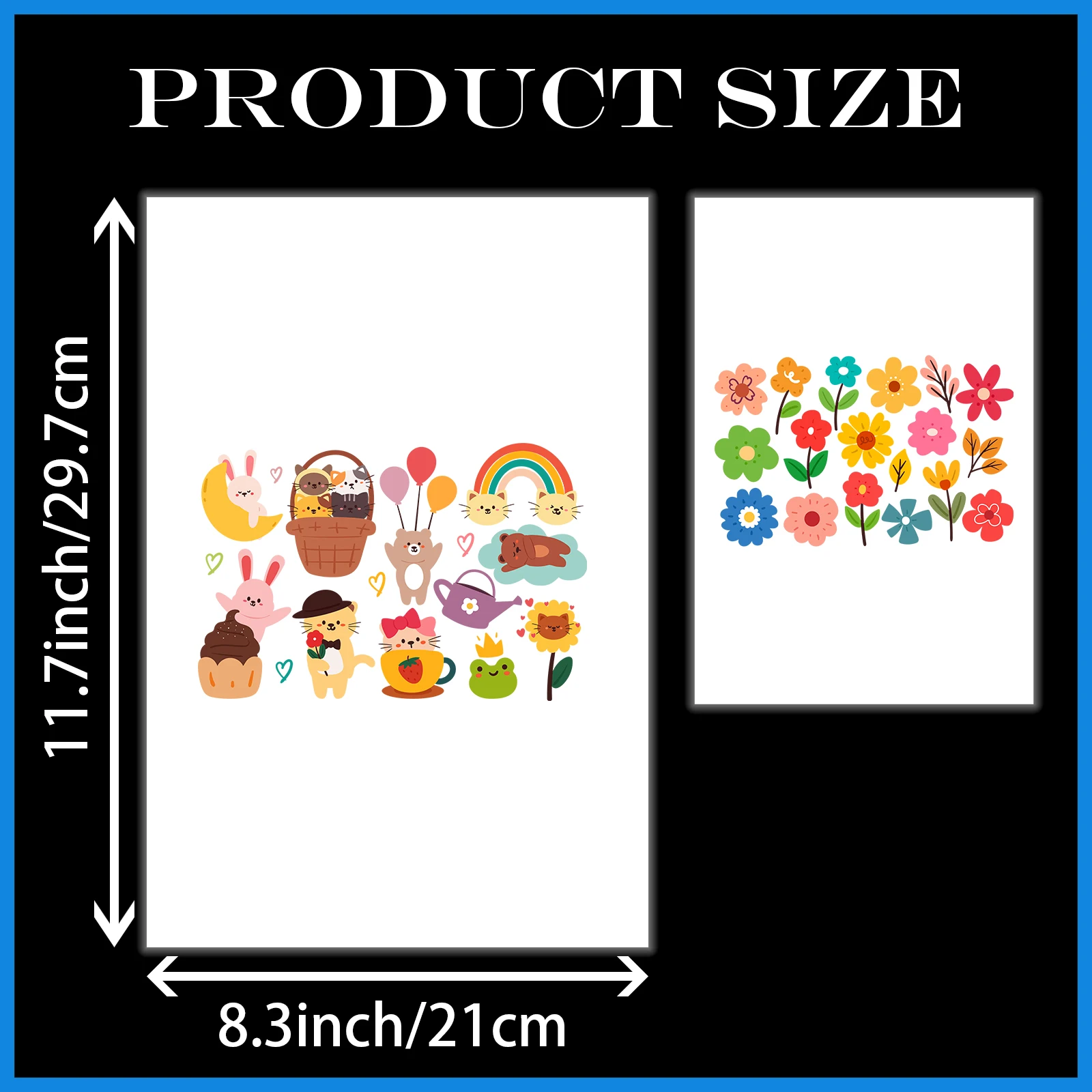ورق لاصق منزلق مائي من KRYON للطابعات النافثة للحبر، شفاف، 8.3 × 11.7 بوصة، ورق نقل سريع الجفاف وسهل الاستخدام للحرف اليدوية