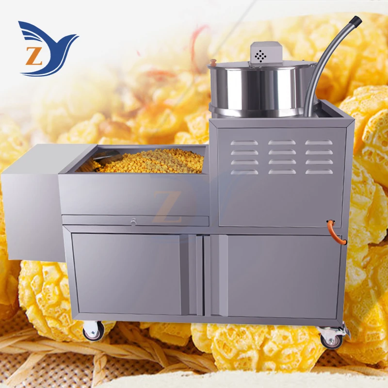 Popcorn Machin 12V Electric Balloon Stalls Commercial Automatic Medium-sized Gas Fully New Spherical All-in-one Large Capacity