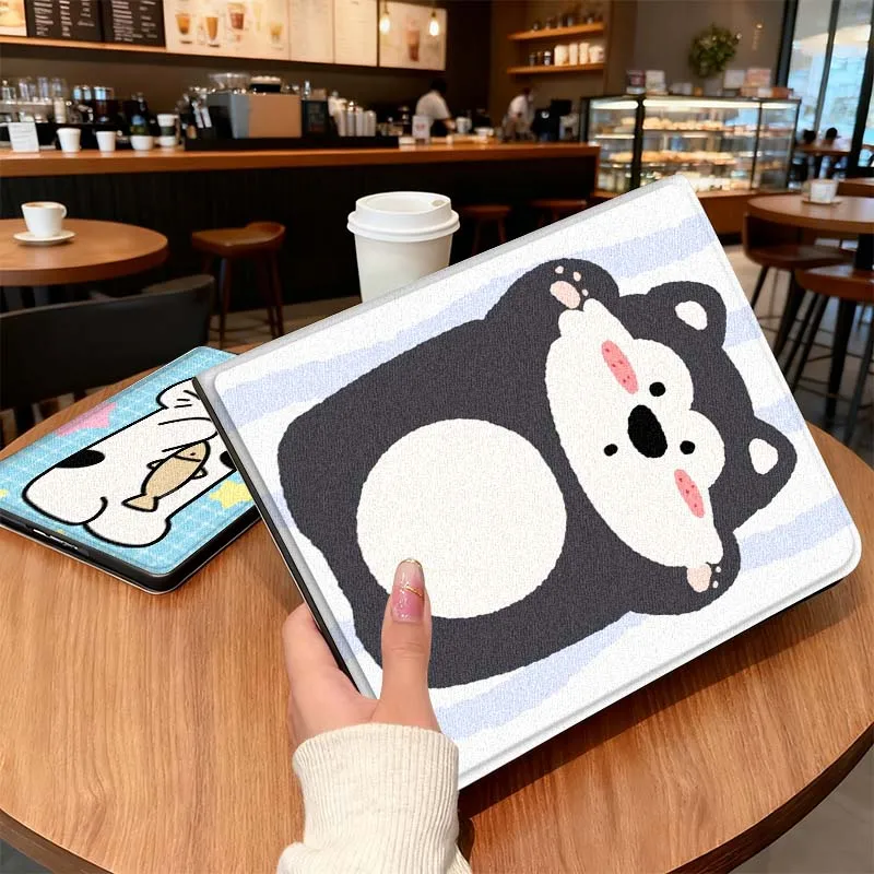 

Simple Animal Cartoon Pattern For Honor Tab Tablet MagicPad 3 6 7 X8 V7 V8 8 9 X9 X8a X9a 10 Pro Inch 2020 2021 Tablet Case