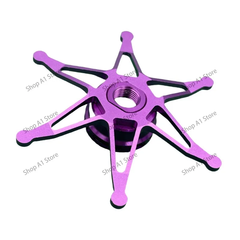 Hollow Six‑Point Star Drag Knob, Modified Baitcaster Reel Brake Knob, Oversized Upgrade Part Compatible with CC80 & B5 P5