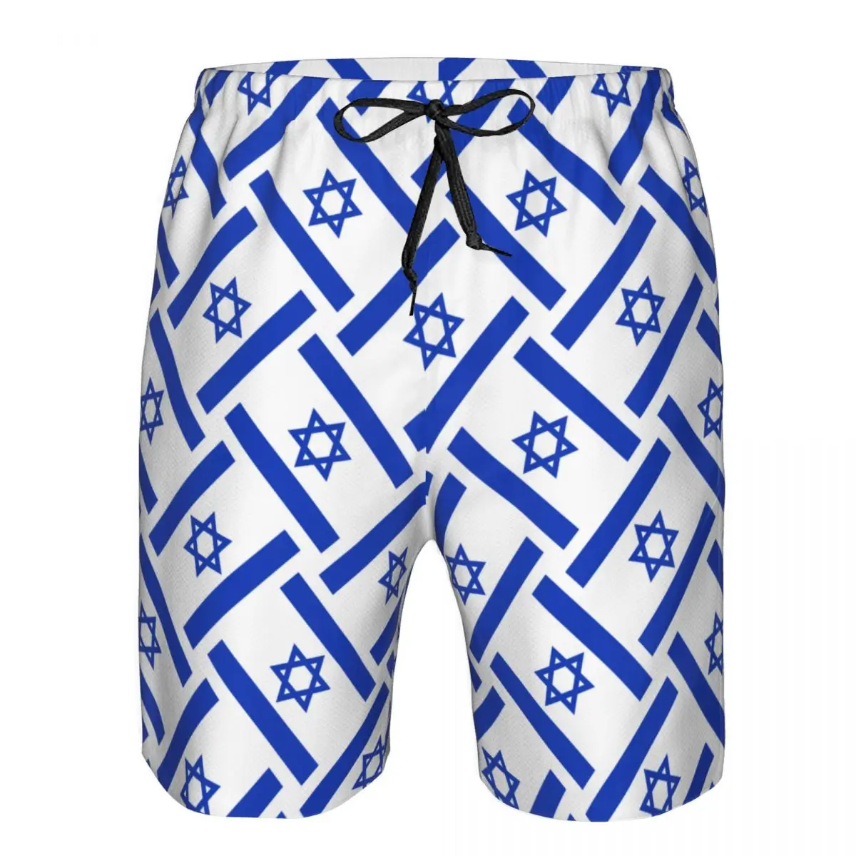 

Mens Swimwear Trunks Beach Board Shorts Swimsuits Mens Running Sports Surffing shorts Israel Flag Quick Dry