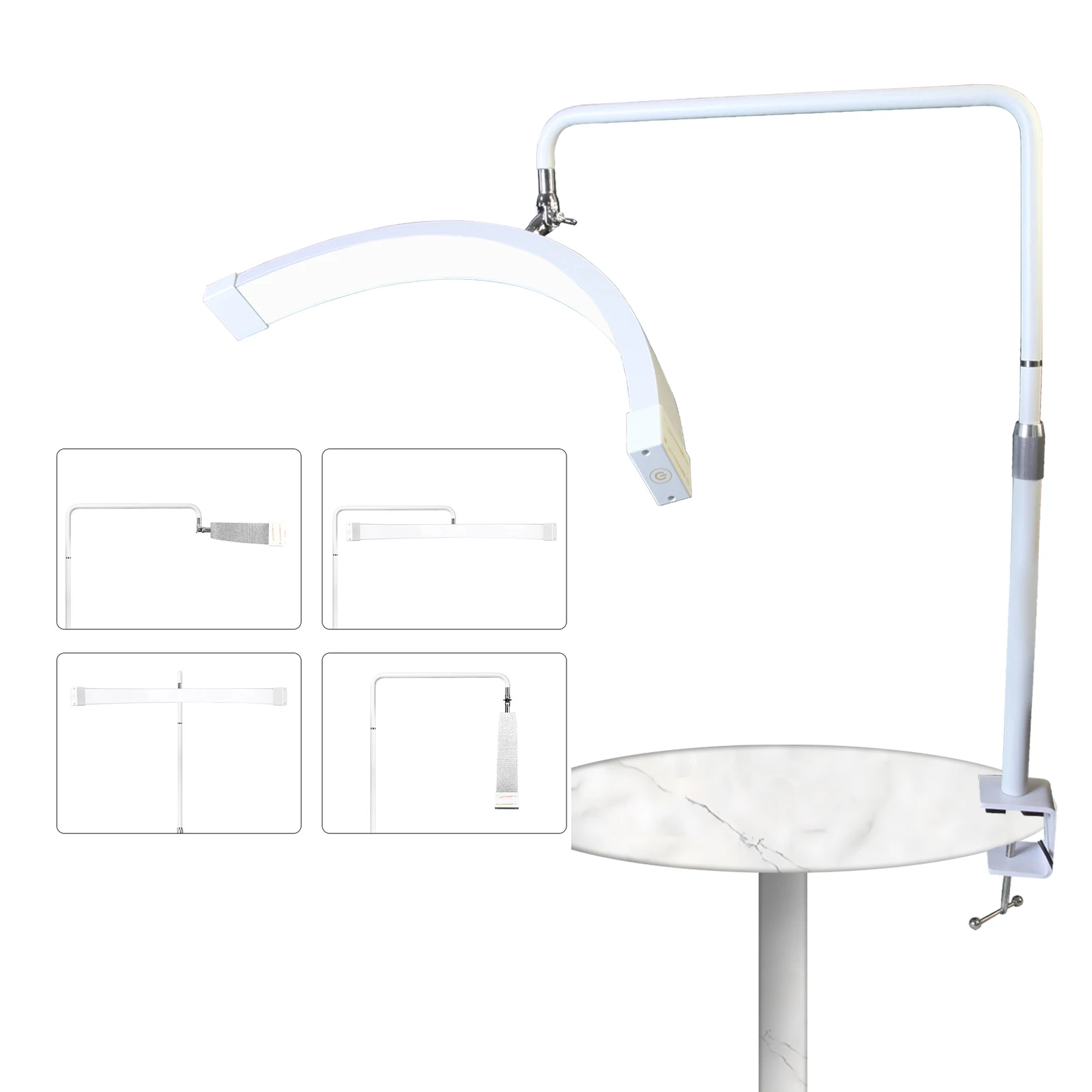 Fosoto 40W多角度回転LEDテーブルネイルランプ調光可能アイプロテクションネイルライトスタンドタトゥーネイルショップビューティーサロン用