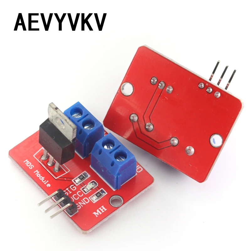 0-24V Top Mosfet Button IRF520 MOS Driver Module For Arduino MCU ARM Raspberry pi