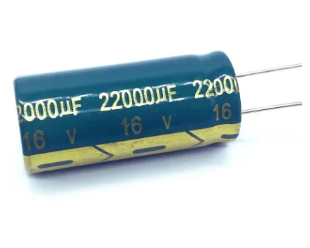 2pcs/lot 22000uf16V Low ESR/Impedance high frequency aluminum electrolytic capacitor size 18*40 16V 22000uf 20%