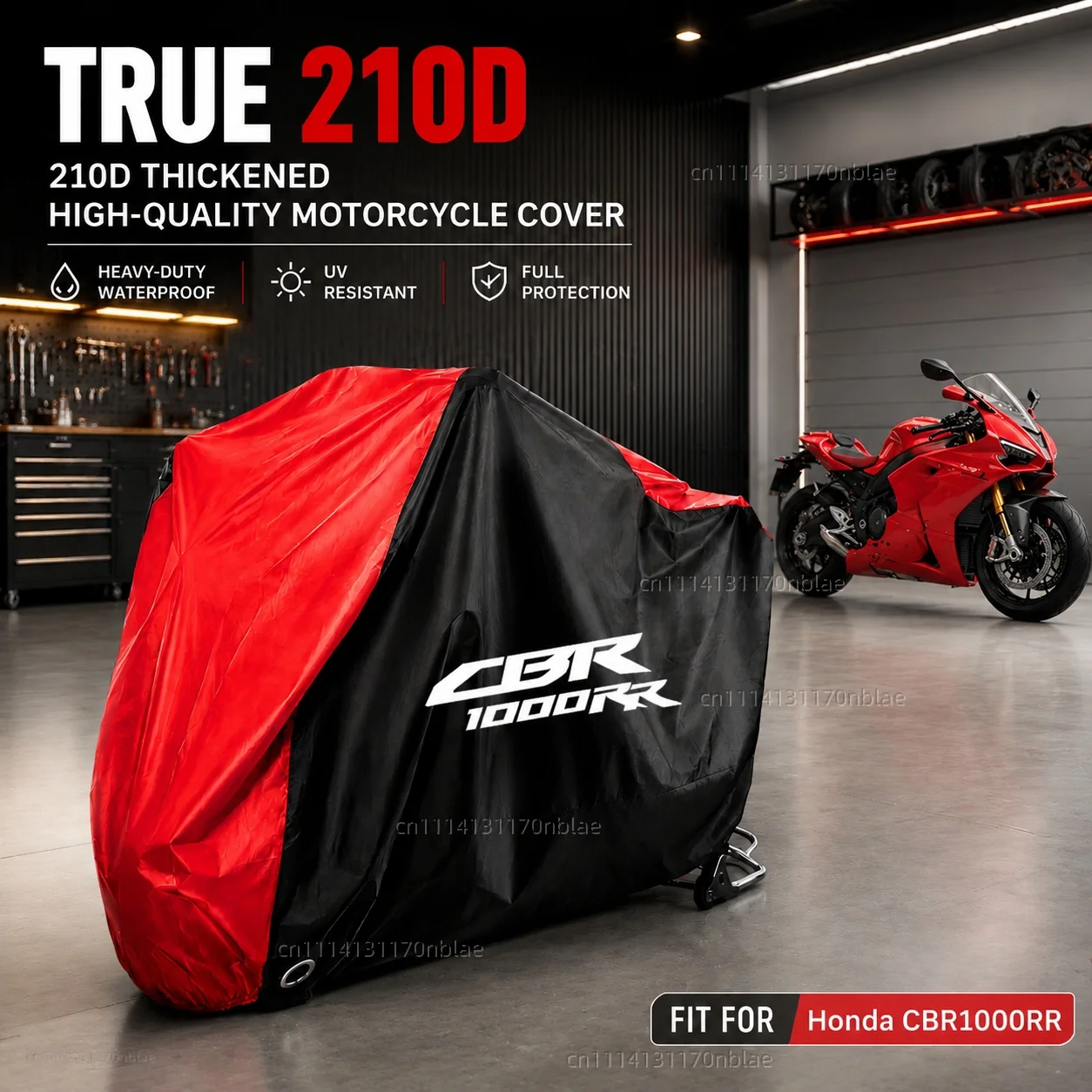 

For Honda CBR 1000RR CBR1000RR CBR 1000 RR 2004-2019 210D Motorcycle Cover Waterproof Dustproof UV Moto Rain Cover