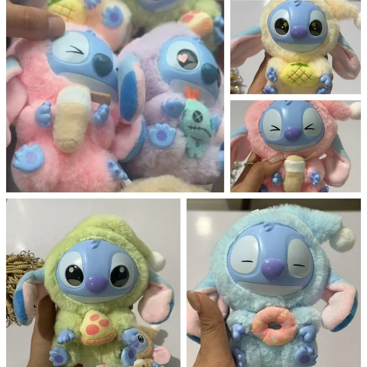 

Stitch 1：1 Carbon Copy Eat Something Before Sleep Series Vinyl Blind Box Kawaii Stitch Figure Suprise Desk Decor Ornament Gift