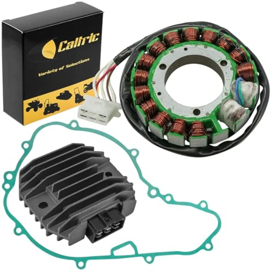 

Stator Regulator Rectifier Compatible with Kawasaki KLR650 KL650A 19872007 Motorcycle Electrical System Upgrade with Gasket for
