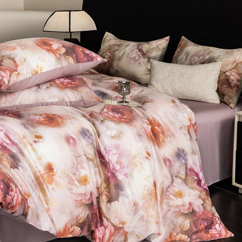 2025 New High - End 100% All - Cotton Egyptian Cotton Bedding Sets, Digital Printed, for 1.8m Bed