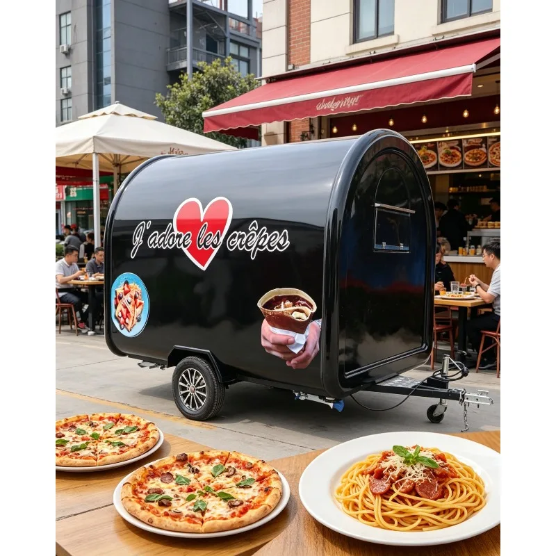Factory Price Food Truck Commercial Mobile Fast Food Truck Mobile Dining Car Coffee Ice Cream Truck Food Cart Mobile Restaurant view 6
