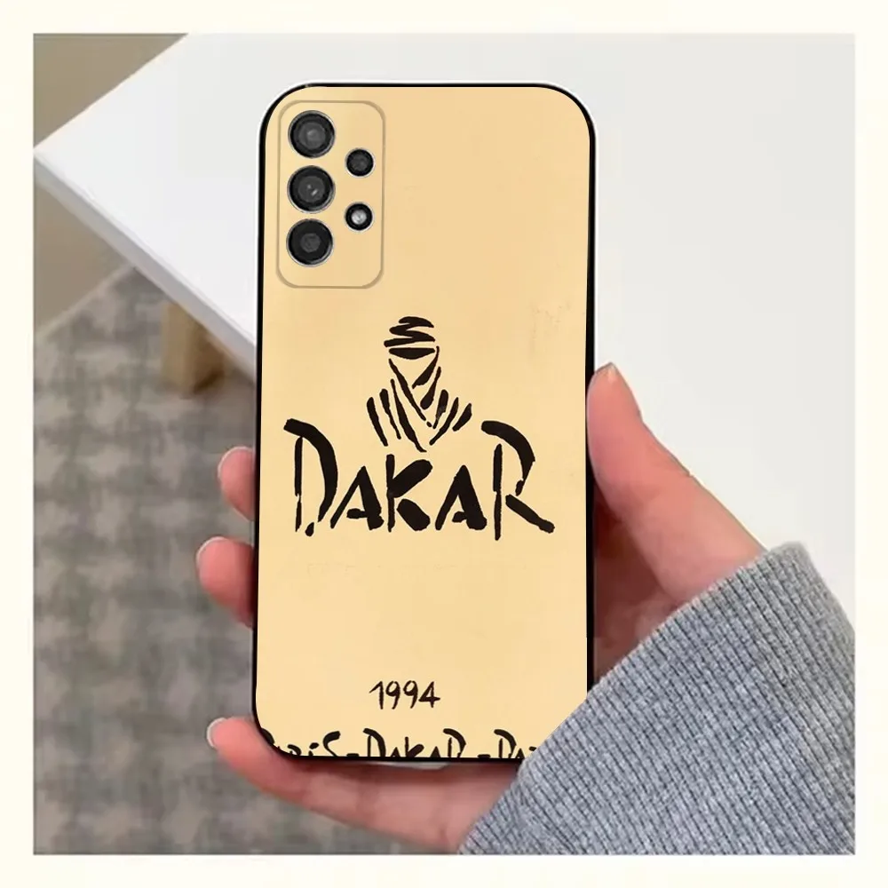 R-Rally D-Dakar Logo Phone Case For Samsung S25,S24,S23,S22,S20,S21,S10,Ultra,Plus,Lite,FE,Soft Silicone Black Cover