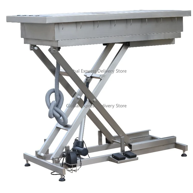 

Pet Operating Table with Sink Washing Station SUS304 Stainless Steel Base Electric Lifting Pet Table