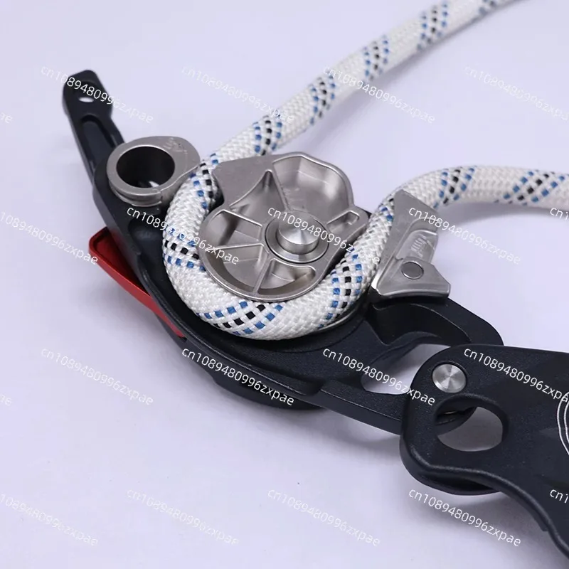 CCK-TL 250KG Fall Arrester Self Braking Rope Clamp, Anti Panic Safety Descent Device for Climbing