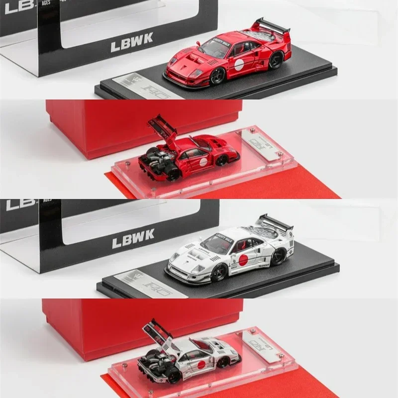 Star Model 1:64 LB-Works F40 Red / White Limited499 Diecast Model Car