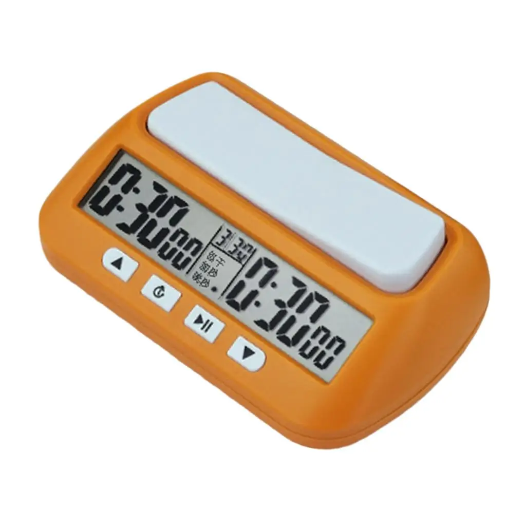 

Профессиональные шахматные часы YS-902 для набора аксессуаров для шахматных игр, желтые