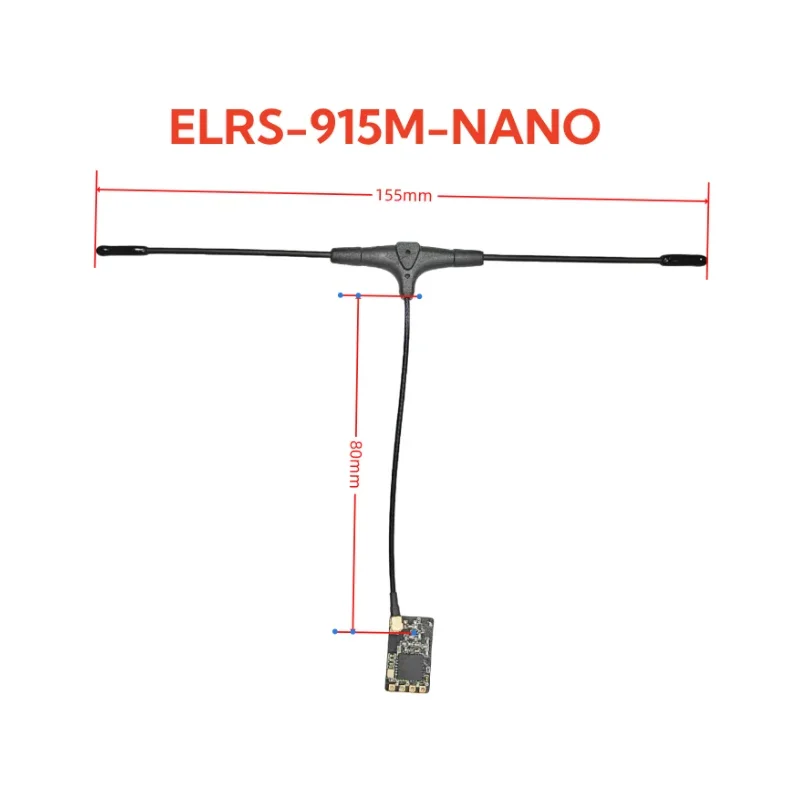 ELRS 915Mhz mini RX SX1276 EXPRESSLRS Nano Long-distance Receiver for Mark4 APEX 7in FrameFPV Freestyle Drones Parts