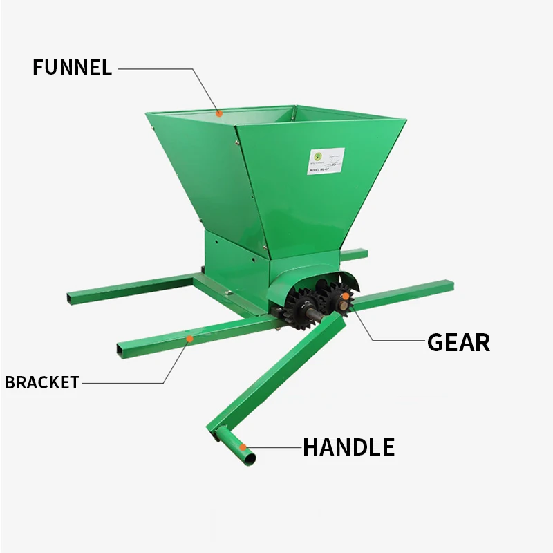 Agricultural Electric Grape Crusher Commercial Farm Fruit and vegetable grinder Manual/Electric Vegetable Processing Machine
