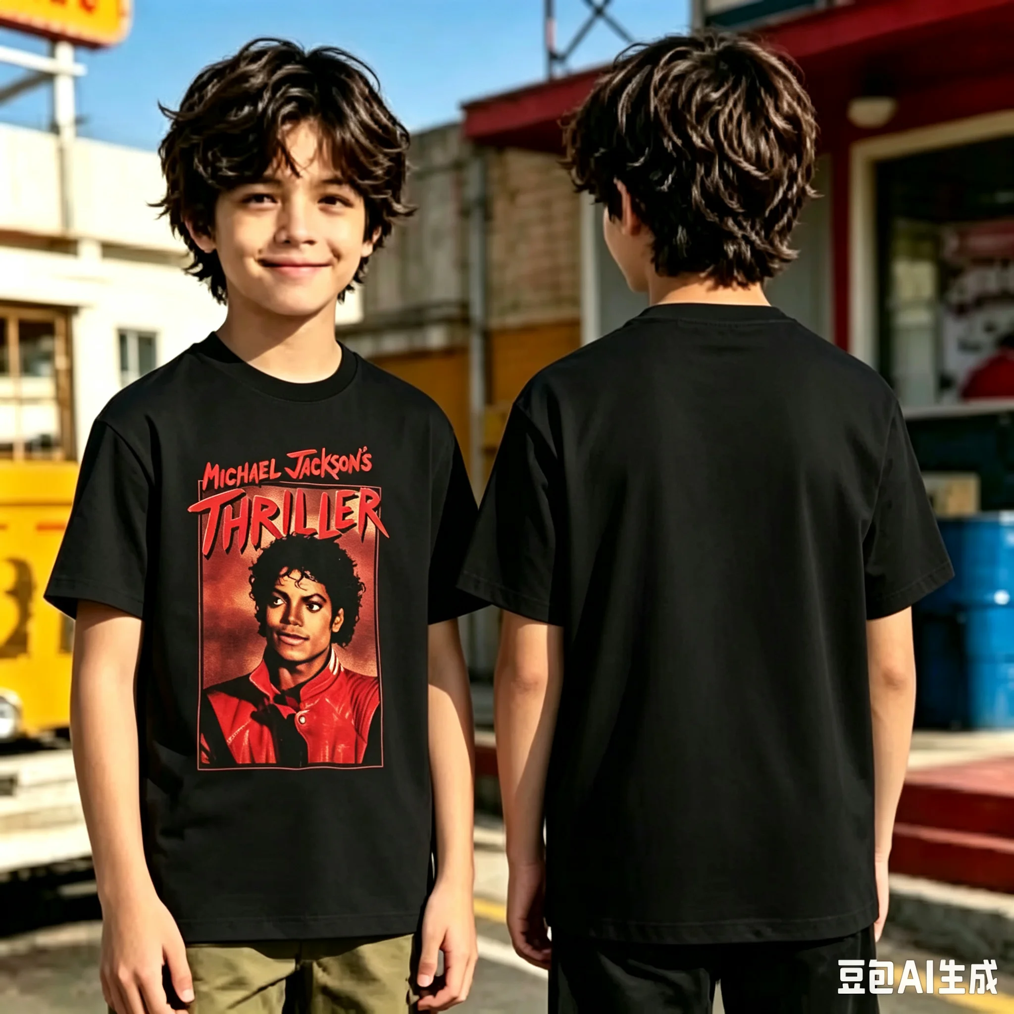 1pc Michaels Jacksons King Of Pop Rip Rap Graphic Print Cotton T shirt Unisex Men Women Kids Streetwear Casual Short Sleeve Tops