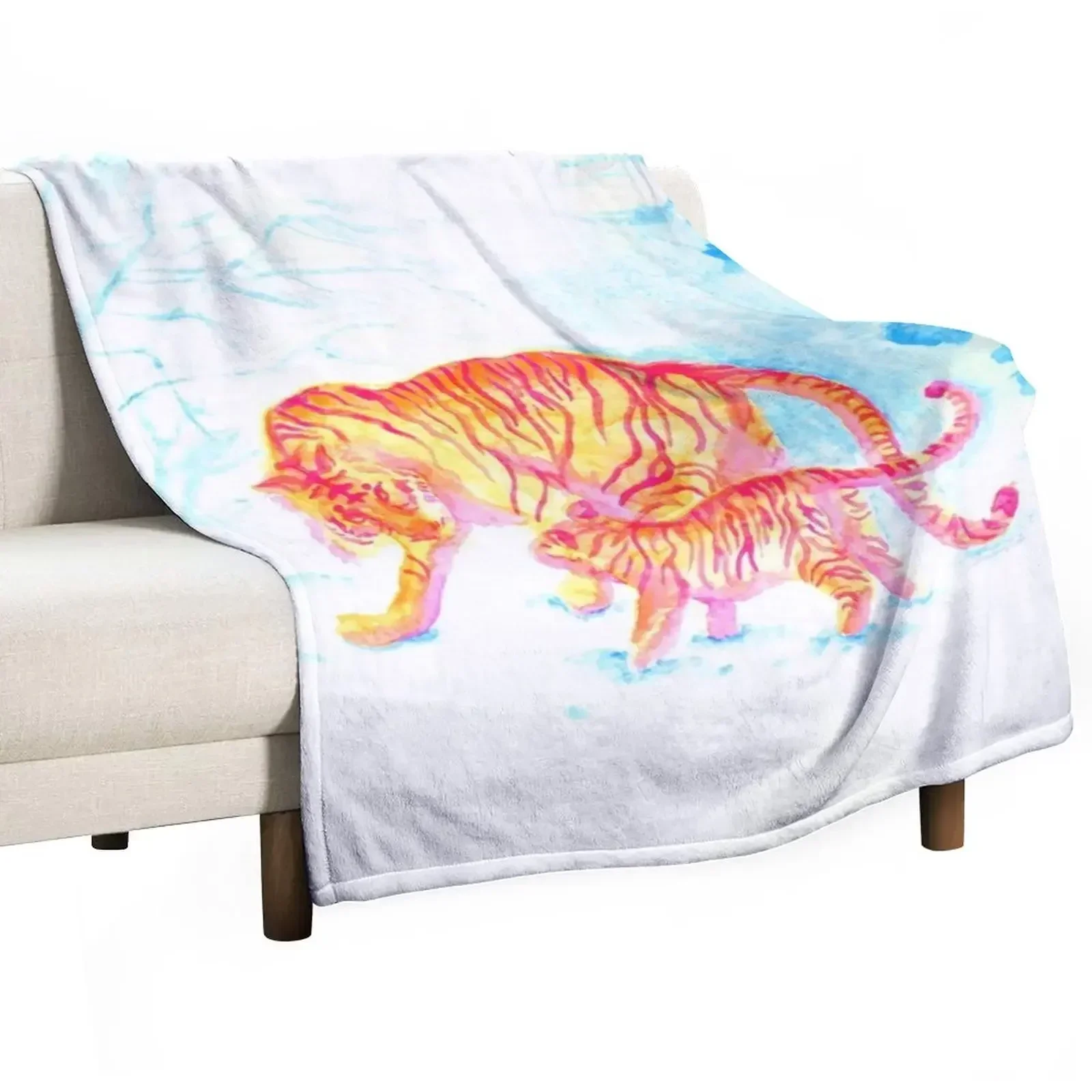 

Baby New Year: Year of the Tiger Throw Blanket Sleeping Bag Decorative Beds Blankets