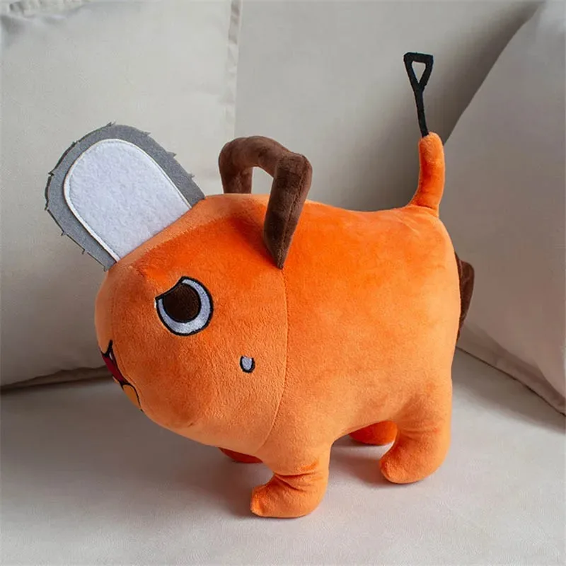 Boneka mewah kartun Makima Denji Power Himeno boneka untuk anak-anak bayi 1 buah 10cm Anime Chainsaw Man Pochita